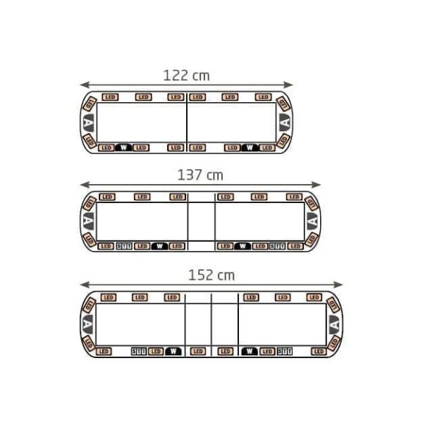LED-Blitzlicht 12-24 Volt | ECCO 12 Serie – Bild 2