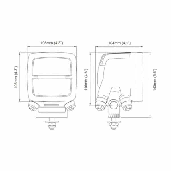Scorpius LED N4402 12-24V 50W WideFlood – Bild 3