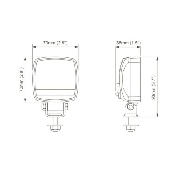 KL1501 LED 12-24V 10W Flutlicht – Bild 3