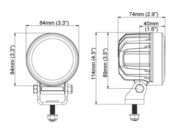 Canis Pro 330 12-24V 28W WideFlood – Bild 3