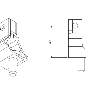 Halterung für KL2001