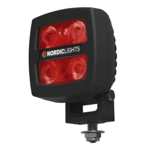 Scorpius N26 LED 12-80V WideFlood Rot 1100lm