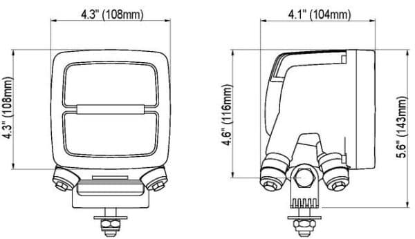 Scorpius LED N4405 QD 12-24V 22W WideFlood – Bild 3