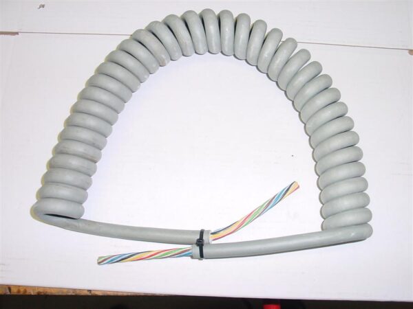 Spiralkabel 6-polig PUR max 6m