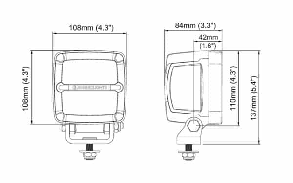 Scorpius Pro 445 12-24V Flutlicht – Bild 3